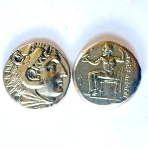 Tetradracma de Alejandro Magno.